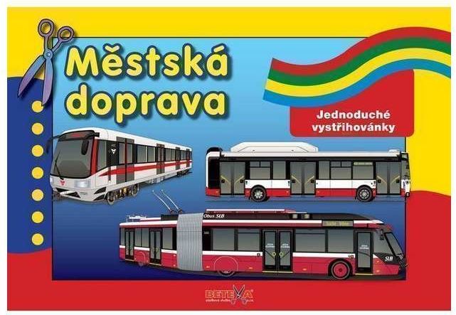 Městská doprava - Jednoduché papírové vystřihovánky - obrázek 1