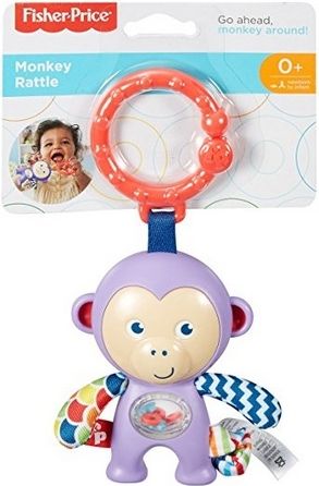 MATTEL Fisher Price FP závěsné zvířátko opička - obrázek 1