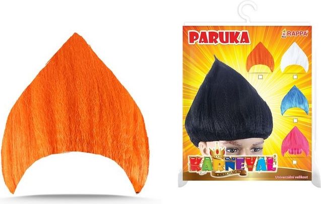 paruka skřítek, oranžová - obrázek 1
