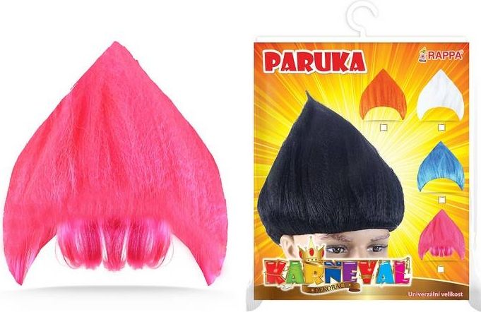 Paruka skřítek RŮŽOVÁ - obrázek 1
