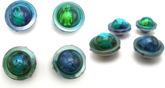 Sliz UFO s mimozemšťanem 5cm - obrázek 1