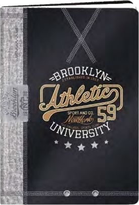 Sešit A4 40 listů BROOKLYN linka - obrázek 1