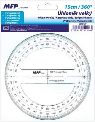 MFP Úhloměr velký 15cm/360 - obrázek 1