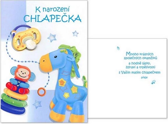 MFP Blahopřání k narození miminka CN-402 - obrázek 1