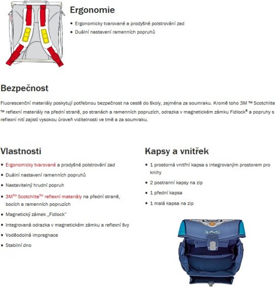 Herlitz Školní aktovka 4 dílný set Midi Formule - obrázek 8