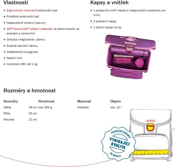 HERLITZ Školní aktovka Smart Víla - obrázek 8
