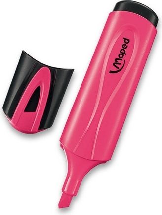 Maped Zvýrazňovač Fluo Peps Classic růžový 42536 - obrázek 1