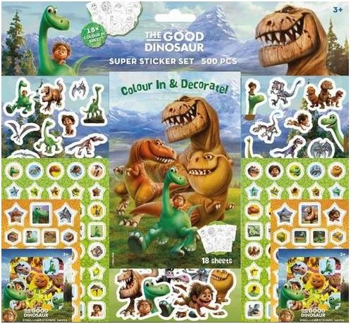 Samolepkový set 500 Hodný dinosaurus - obrázek 1