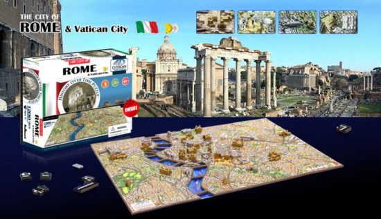4D Cityscape 4D puzzle Řím a Vatikán - obrázek 1