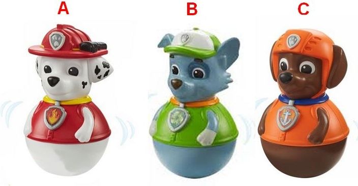 Paw Patrol Weebles figurka 3 druhy - obrázek 1