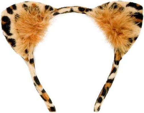 Leopardí uši na čelence - obrázek 1