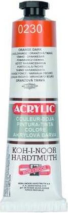Akrylová barva 40 ml tm.oranžová 0230 - obrázek 1