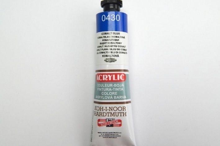 KOH-I-NOOR Akrylová barva 40 ml kobaltová modrá 0430 - obrázek 1