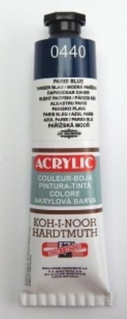 KOH-I-NOOR Akrylová barva 40 ml modř pařížská 0440 - obrázek 1