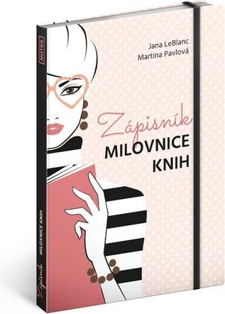 Zápisník milovnice knih, 13 x 21 cm - obrázek 1