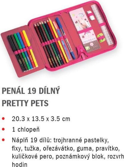 Herlitz Penál Pretty Pets pes plný - obrázek 2