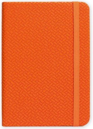 Zápisník 10,4x14,5cm oranžový linka - obrázek 1