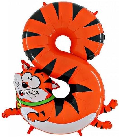 Balónek foliový animaloons kočka č.8 - obrázek 1