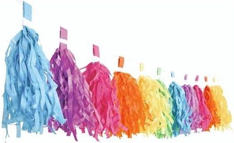 Girlanda pom pom - obrázek 1