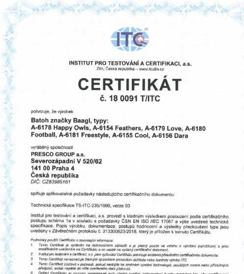 Presco group Batoh školní - Sovičky A-5328 - obrázek 2