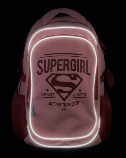 BAAGL Školní batoh s pončem Supergirl – ORIGINAL - obrázek 2