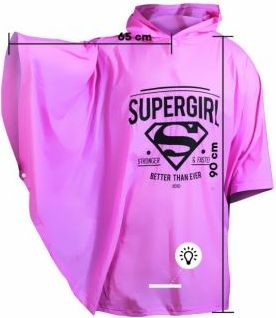 BAAGL Školní batoh s pončem Supergirl – ORIGINAL - obrázek 4