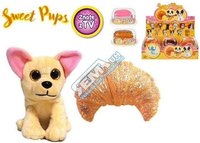 Mikro Trading Sweet Pups štěňátko plyšové 13cm vonící 12 druhů - obrázek 1
