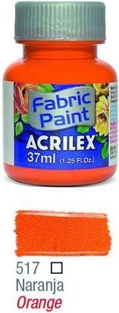 Barva na textil základní oranžová 37ml 517 - obrázek 1