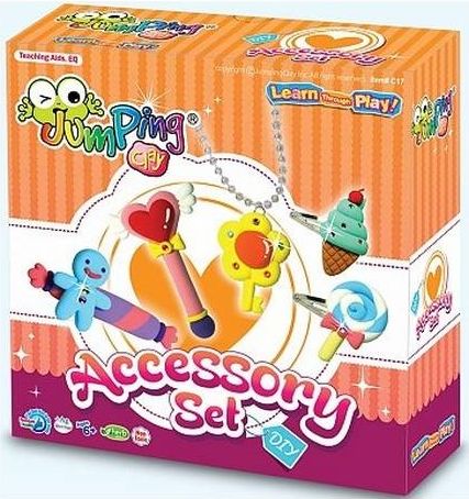 Jumping Clay Velká sada k výrobě šperků a doplňků 61 g - obrázek 1
