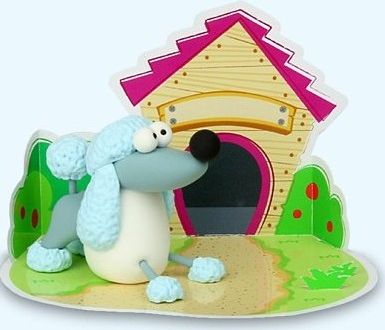 Sada Jumping Clay k výrobě psa pudla - obrázek 2
