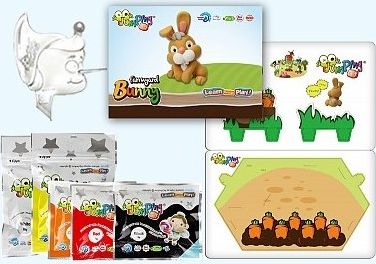 Jumping Clay Sada k výrobě králíčka 71 g - obrázek 3