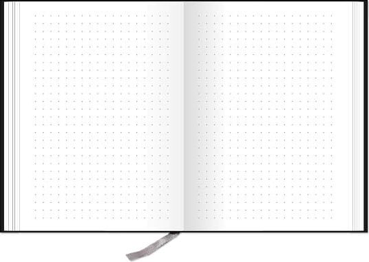 Notes tečkovaný - A5 - lamino - mix - obrázek 2