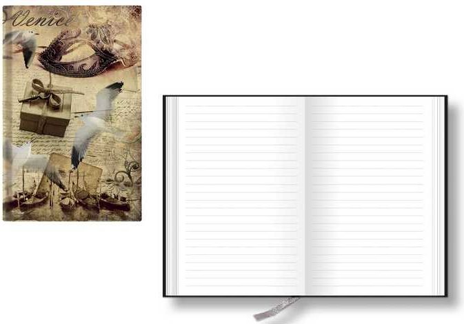 Notes linkovaný - A5 - lamino - Venice - obrázek 1