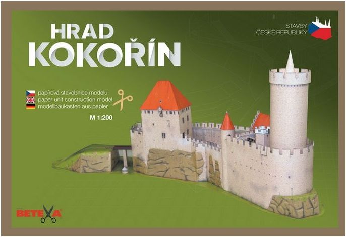 Hrad Kokořín - vystřihovánky - obrázek 1