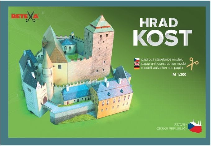 Hrad Kost - vystřihovánky - obrázek 1