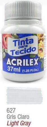 Barva na textil Light Grey 37ml 627 - obrázek 1