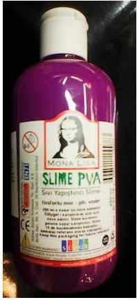 Slime Glue 250 ml fluorescenční lepidlo- fialová - obrázek 1