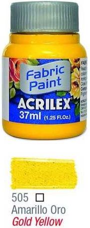 Barva na textil 37ml 505 Gold Yellow - obrázek 1