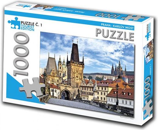 TOURIST EDITION Puzzle Praha - Karlův most 1000 dílků (č.1) - obrázek 1