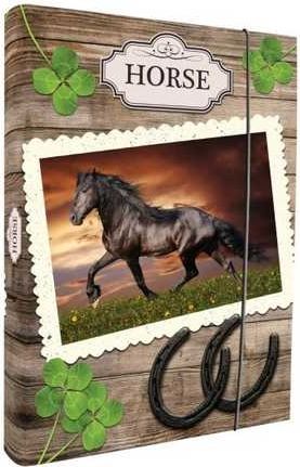 Box na sešity A5 s gumou Wild Horse - obrázek 1