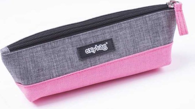 Etue OXYBAG lodička šedo-růžová svítivá - obrázek 1