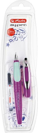 Herlitz Bombičkové pero my.pen M, růžovo-modré/na blistru - obrázek 1