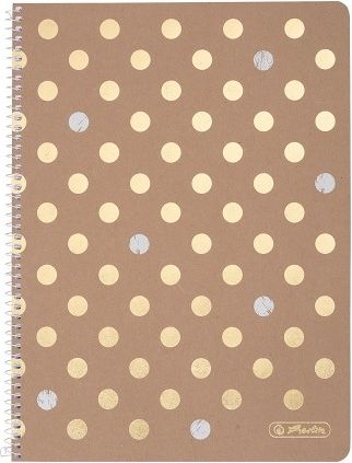 Herlitz Spirálový blok A4/80 čtvereček, Pure Glam - obrázek 1