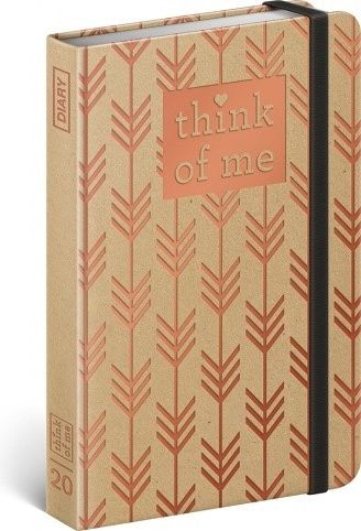 Týdenní diář Craft Šipky – Think of me 2020, 11 × 16 cm - obrázek 1