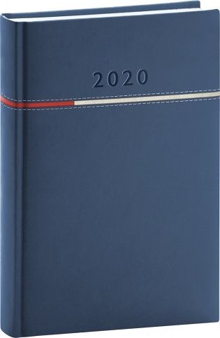 Denní diář Tomy modročervený 2020 15 x 21 cm - obrázek 1
