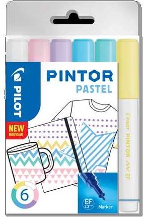 Pintor popisovač Extra Fine sada 6ks Pastel - obrázek 1