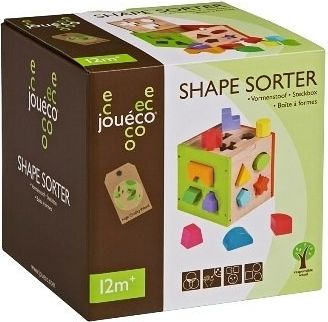 Dřevěná vkládačka Kostka 13ks 12m+ Jouéco - obrázek 2