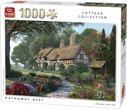 KING Puzzle Dům Anne Hathaway 1000 dílků - obrázek 1