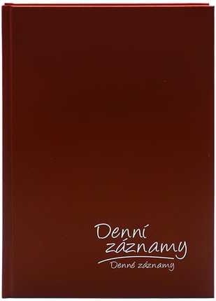 Denní záznamy - A5 - bordo - obrázek 1