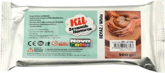 Modelovací hmota 1/2kg bílá - obrázek 1